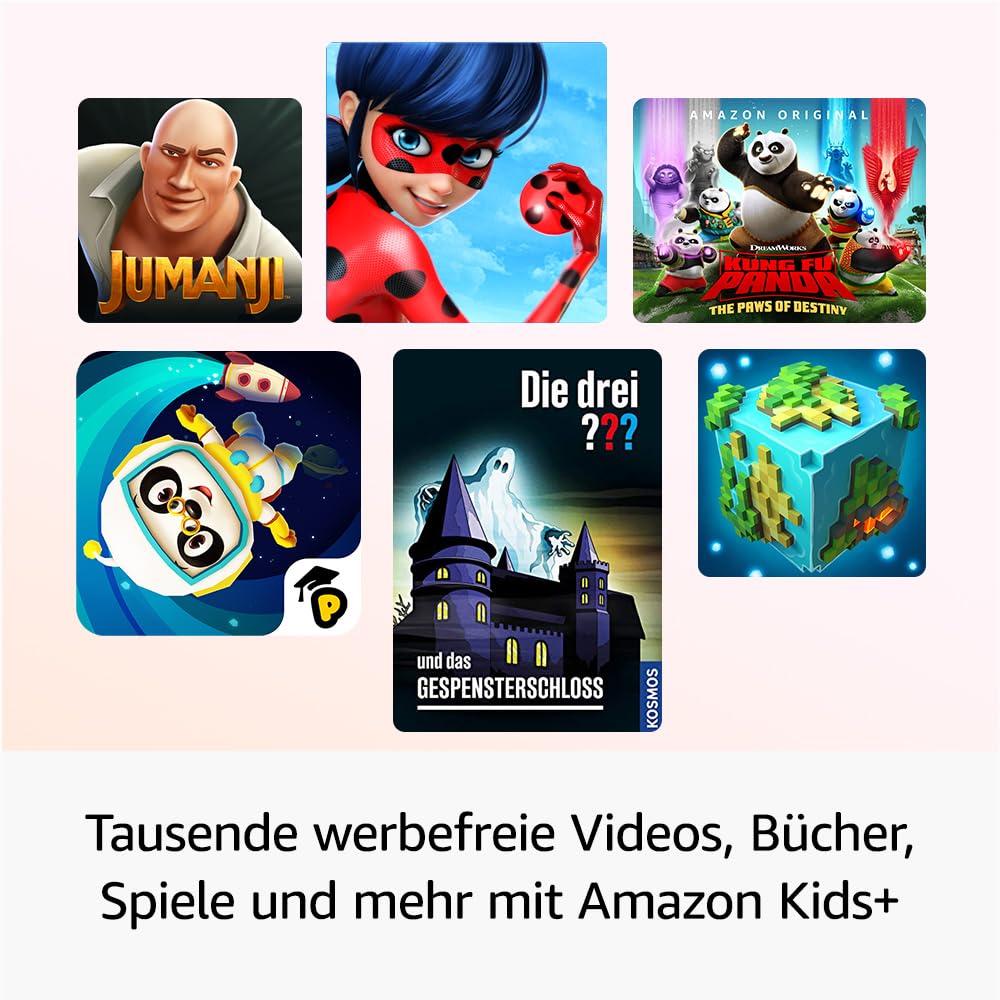 Das neue Fire HD 10 Kids Pro-Tablet – für Kinder ab dem Grundschulalter | Mit 10-Zoll-Display, langer Akkulaufzeit, Kindersicherung und dünner Hülle | Version 2023, 32 GB, Happy-Day-Design