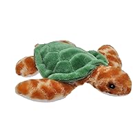 Wild Republic EcoKins Mini Sea Turtle Stuffed Animal 8 inch, Eco Friendly Gifts for Kids, Plush Toy, Handcrafted Using 7 Recycled Plastic Water Bottles (24804)