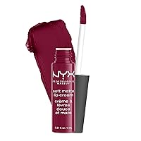 NYX PROFESSIONAL MAKEUP Soft Matte Lip Cream, Lightweight Liquid Lipstick - Copenhagen (Matte Rich Plum)