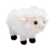 Wild Republic Pocketkins Eco Sheep, Stuffed Animal, 5 Inches, Plush Toy, Made from Recycled Materials, Eco Friendly