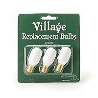 Replacement bulbs, set of 3 by Department 56