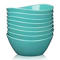 GlowSol (8 Pack) Cereal Bowls Set 18 OZ, Premium Ceramic Large Soup Bowl, Kitchen Bowls for Large Cereal, Noodle, Soup, Breakfast, Microwave and Dishwasher Safe, Mint Green