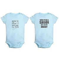 Born to Rock & Be A Sailor just like my daddy Rompers Baby Bodysuits Jumpsuits