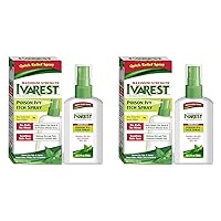 Ivarest Poison Ivy Itch Spray, Poison Ivy Spray, Poison Ivy Treatment, Poison Ivy Relief Product, Poison Oak Relief, Poison Sumac Relief, 3.4 Fl Ounces (Pack of 2)