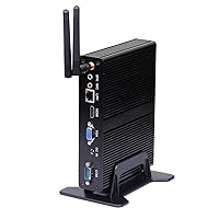 HUNSN Fanless Mini PC, Desktop Computer, HTPC, Nano Kodi Box, J1900 N3510 N3520, Windows 11 or Linux Ubuntu, BM10, 2 x COM, VGA, HDMI, USB3.0, 4 x USB2.0, LAN, 8G RAM, 128G SSD, 1TB HDD