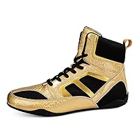 Mens Wrestling Shoes Ligthweight Breathable Boxing Trainers Non Slip Bodybuilding Fitness Sneakers Teenagers Boxing Boots