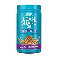 GNC Total Lean | Lean Shake 25 Protein Powder | High-Protein Meal Replacement Shake | Girl Scout Coconut Caramel | 16 Servings