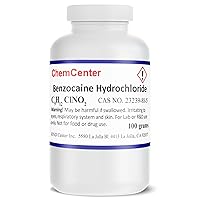 Benzocaine Hydrochloride (HCl) , High Purity, 100 grams