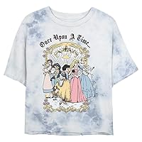 Disney Vintage Princess Group Women's Fast Fashion Short Sleeve Tee Shirt