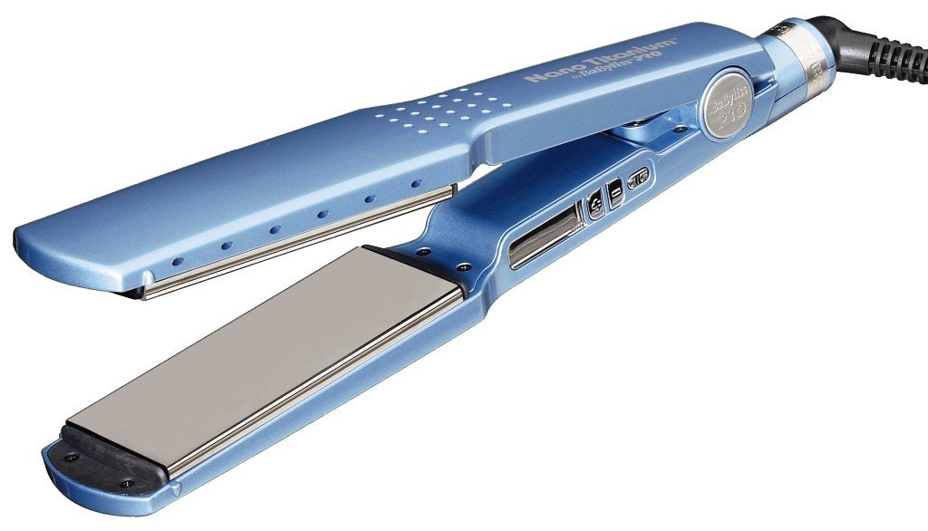 BaBylissPRO Nano Titanium Ionic Hair Straighteners resulting in smooth, shiny, frizz free hair