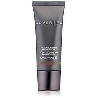 Cover FX Natural Finish Foundation: Water-based Foundation that Delivers 12-hour Coverage and Natural, Second-Skin Finish with Powerful Antioxidant Protection - P120, 1 fl. Oz