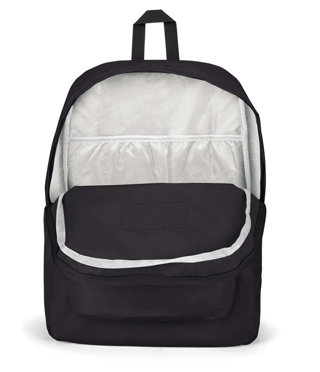 JanSport Superbreak Plus Backpack - Work, Travel, or Laptop Bookbag with Water Bottle Pocket, Black