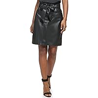 Calvin Klein Women's On Trend Essential Belted Edgy Skirt