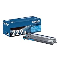 Brother Genuine TN229XLC Cyan High Yield Printer Toner Cartridge - Print up to 2,300 Pages(1)