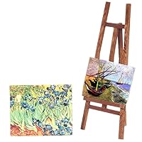 Melody Jane Dollhouse Miniature Accessory Artist's Easel & 2 Canvas Paintings Pictures
