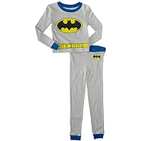 DC Comics Boys' Batman Gray Costume Pajama Set