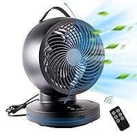 Table Air Circulator Fan with Remote, Blade 8