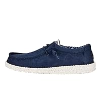 Hey Dude Men's Wally Stretch Canvas | Men's Shoes | Men Slip-on Loafers | Comfortable & Light-Weight