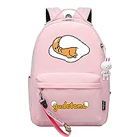 Large Capacity Laptop Rucksack Lightweight Student Boobag,Gudetama Graphic Travel Bagpack Cute Daypack