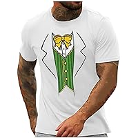 Novelty T-Shirt for Men Funny Bow Tie Print Graphic Shirts Casual Summer Stylish Tee Tops Short Sleeve Sports T Shirt