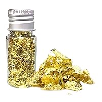 Gold Foil Flakes Edible Cake Decoration Gold Leaf Painting Arts DIY Gold Gilding Leaf, Gold foil Paper