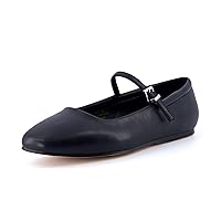 CUSHIONAIRE Women's Sleeper Mary Jane Flat with +Memory Foam and Wide Widths Available