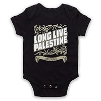 Unisex-Babys' Long Live Palestine Long Live Gaza Baby Grow