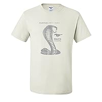 Ford Mustang Cobra Gray Snake 50 Years Licensed Official Mens T-Shirts