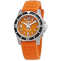 Breitling Superocean 36 Automatic Orange Dial 36 mm Watch A17316D71O1S1