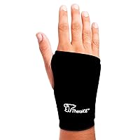 TheraICE Wrist Ice Pack - Soft Gel Ice Pack Wrap for Either Wrist for Hot & Cold Hand Therapy - Fits Most Men - L/XL