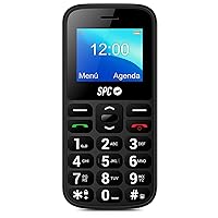 SPC Fortune 2 4G - 4G Mobile Phone for Seniors, SOS Button, Very High Call Volume (102 dB), Remote Configuration, Large Buttons, Call and Intelligent Notifications, Colour Black