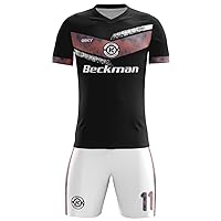 Men Customize Soccer Jersey with Short, Personalized Name Team Outfit, Custom Made Football Tournament Uniform Eagle