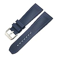 20mm 21mm Rubber Silicone Watchband 22mm 23mm 24mm Fit for Cartier London Tank Santos Sports Soft Waterproof Watch Strap Series