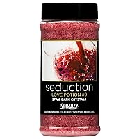 SPZ-505 Set The Mood Crystals Container Bath Minerals, 17-Ounce, Love Potion No.9 Seduction