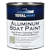 TotalBoat Aluminum Boat Paint for Canoes, Bass Boats, Dinghies, Duck Boats, Jon Boats and Pontoons (Army Green, 1 Quarts (Pack of 1))