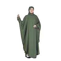 Cotton Womens Dresses Summer, Muslim Color Long Abaya Dress Summer Ventilative Sleeve Women's Islam Muslim Clo