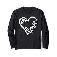 Heart, Love, Women & Girls Valentine's Day, Cute Hearts Long Sleeve T-Shirt