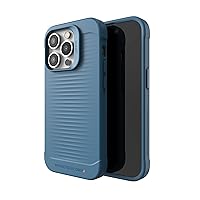 ZAGG Gear4 Havana Apple iPhone 14 Pro, D30 Drop Protection Up to (10ft/3m), Wireless Charging Compatible, Reinforced Top, Bottom & Edges - Blue