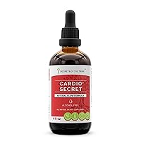 Secrets of the Tribe - Cardio Secret, Arterial Flow Formula, Herbal Supplement Blend Drops Alcohol-Free Liquid Extract 4 fl oz