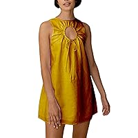 EFOFEI Womens Short Cute Dress with Strings Comfortable Dresses