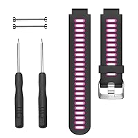 22MM Silicone Watchband Strap for Garmin Forerunner 220 230 235 620 630 735XT GPS Sports Watch Strap With Pins & Tools