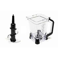 Replacement Pitcher and Blade - Includes Large 72 Oz Pitcher and Stainless Steel Extraction Blade -Comaptible with Ninja Blenders BL770 BL771 BL773 BL660 BL740 BL780
