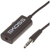 Koss 155954 VC20 Volume Control, Standard Packaging, 39-Inch Cord, Compatible with Cell Phones and Headphones
