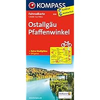 Ostallgäu Pfaffenwinkel 3124 GPS wp kompass: Fietskaart 1:70 000 (German Edition)