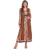 Music Festival Vintage Country Singer Costume Hippie Performance Costume Indian Role Play Makeup Ball