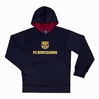 Icon Sports FC Barcelona Officially Licensed Youth Boys Hooded Sweatshirt