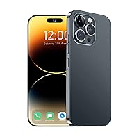 I4ProMax 4G Smartphone, 6.82 inch HD Screen and 540*1560 Pixel Phone, Large Capacity Android Smartphone with Dual Camera Support Smart Wakeup, Face Recognition and Fingerprint Unlock (Black)