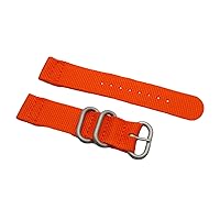 HNS Watch Bands - Choice of Color & Width (20mm, 22mm,24mm) - 2 Piece Ballistic Premium Nylon Watch Straps