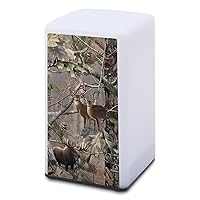 Camo Deer Camouflage Hunting Bedside Lamp for Bedroom Cute Table Lamp Small Desk Light for Living Room Office