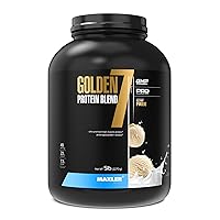 Maxler Golden 7 Protein Blend - Protein Powder for Muscle Gain & Recovery - Vanilla Protein Powder 5 lb